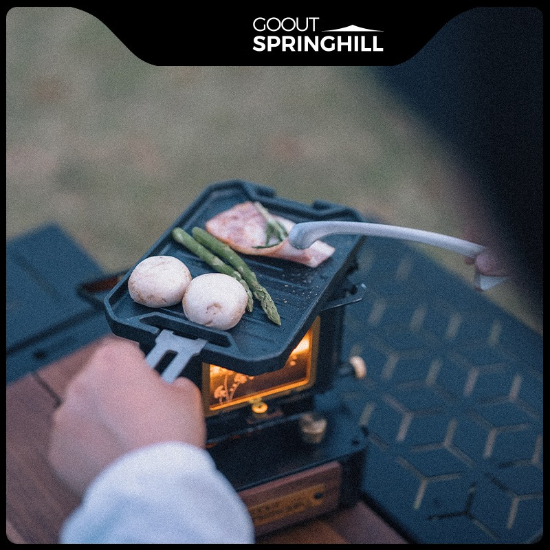 Camping Cooking Heater - กระทะปิ้งย่างขนาดเล็ก COOUT SPRINGHILL สำหรับกิจกรรมกลางแจ้ง น้ำหนักเบา พกพาสะดวก
