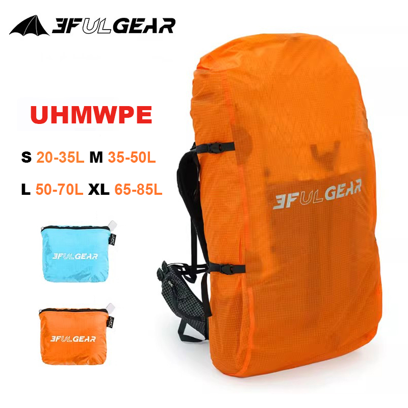 Camping Cooking Cover - 3F UL GEAR กระเป๋าเป้สะพายหลังกันน้ำผ้าคลุมกันฝน 20-85L ไดนีม่ากลางแจ้ง