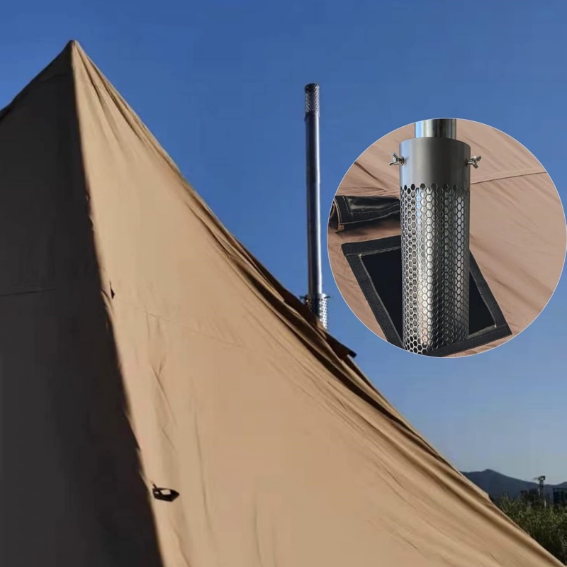 ท่อเตาแคมป์ปิ้งสแตนเลส ท่อปล่อ - Camping Cooking Cover บทวิจารณ์และราคา