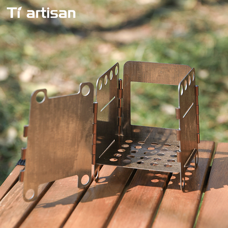 เตาแคมป์ปิ้งสแตนเลส Tiartisan  - Camping Cooking Wood Stove บทวิจารณ์และราคา