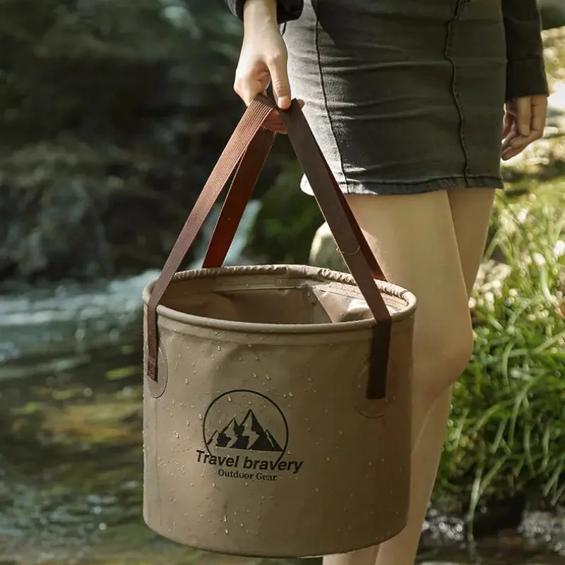 5/10/20L ถังแบบพกพาพับได้มีฝาป - Camping Cooking Cover บทวิจารณ์และราคา