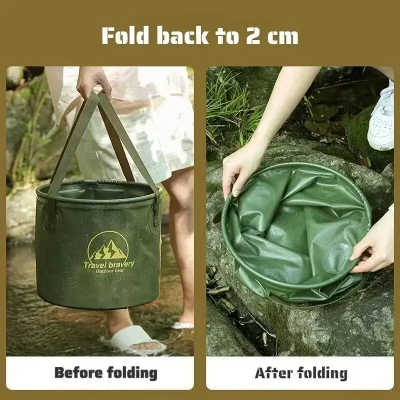 5/10/20L ถังแบบพกพาพับได้มีฝาป - Camping Cooking Cover บทวิจารณ์และราคา