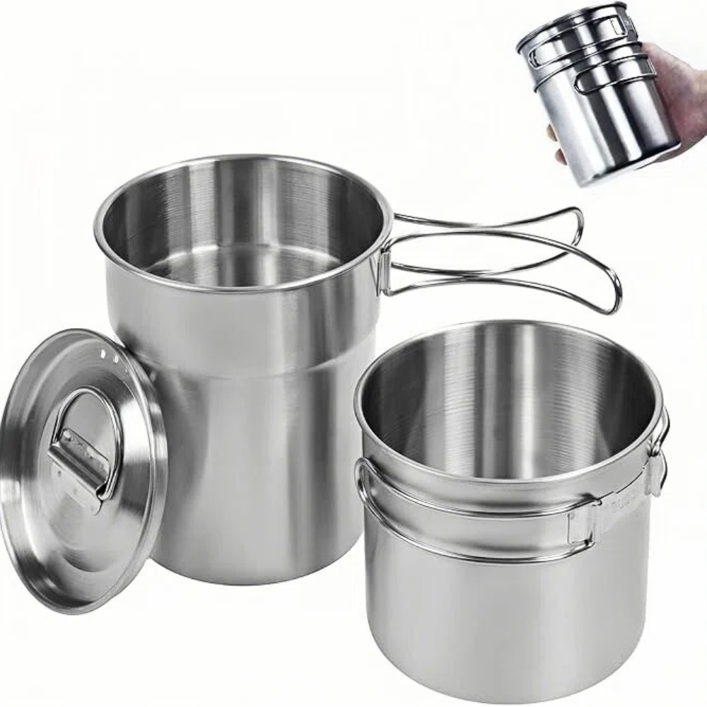 แก้วพับได้สำหรับแคมป์ปิ้ง หม้อ - Camping Cooking Food บทวิจารณ์และราคา