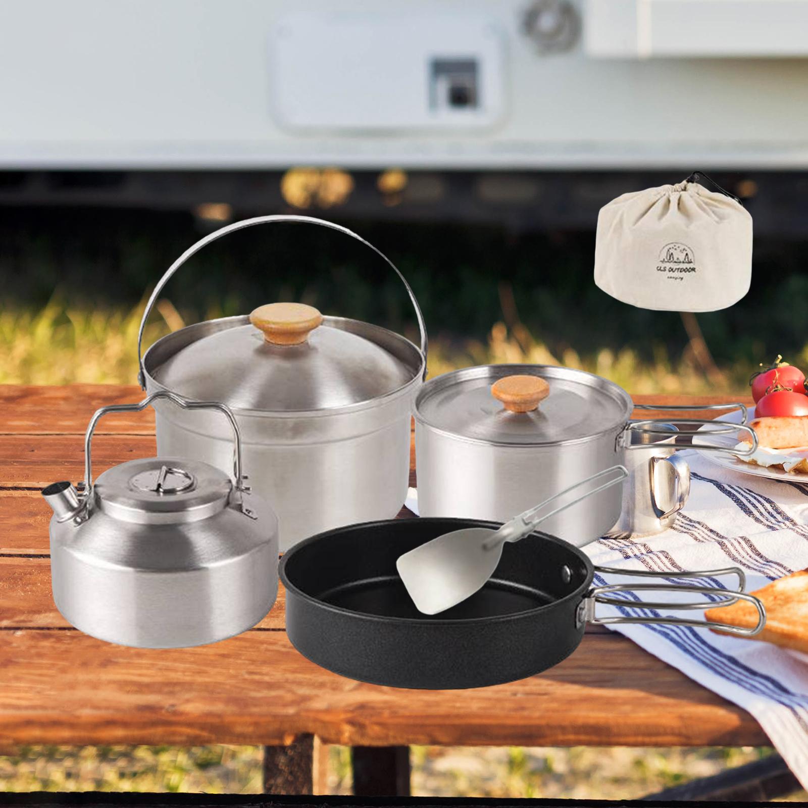 ชุดเครื่องครัวสำหรับตั้งแคมป์  - Camping Cooking Gear Set บทวิจารณ์และราคา