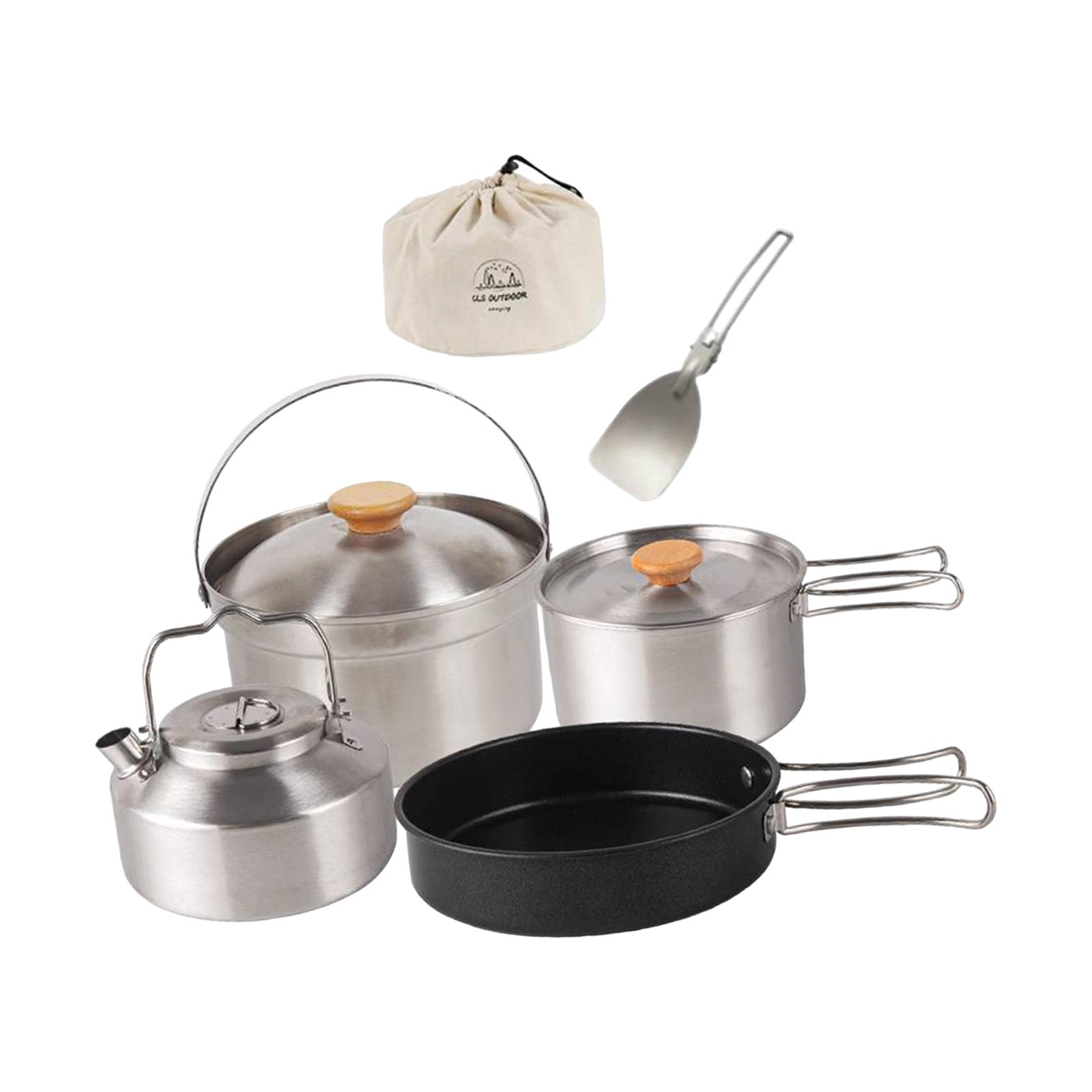 ชุดเครื่องครัวสำหรับตั้งแคมป์  - Camping Cooking Gear Set บทวิจารณ์และราคา