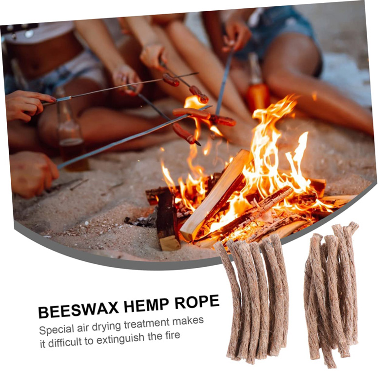 เชือกป่านจุดไฟ 12/24 ชิ้น พกพา - Camping Cooking Wood Stove บทวิจารณ์และราคา