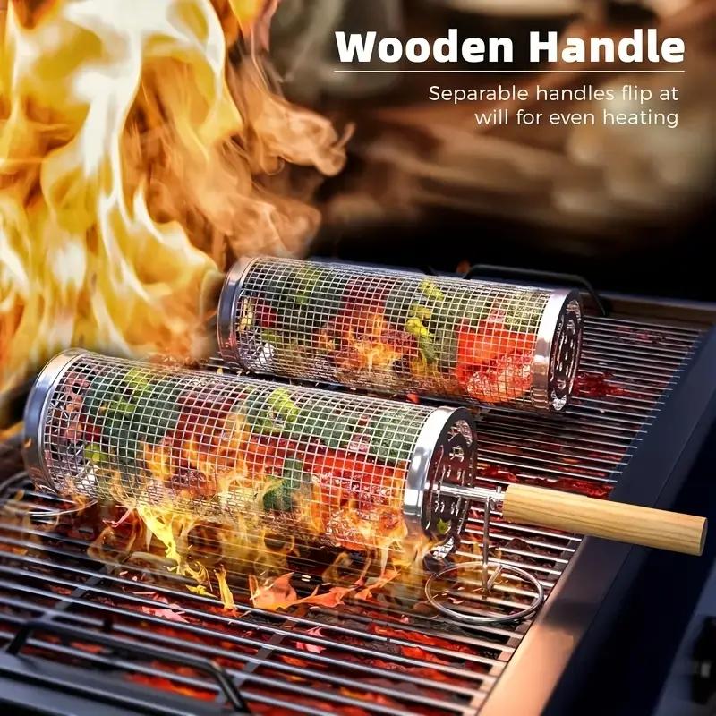 ชุดตะกร้าย่างบาร์บีคิวทรงกลมทำ - Camping Cooking Food บทวิจารณ์และราคา