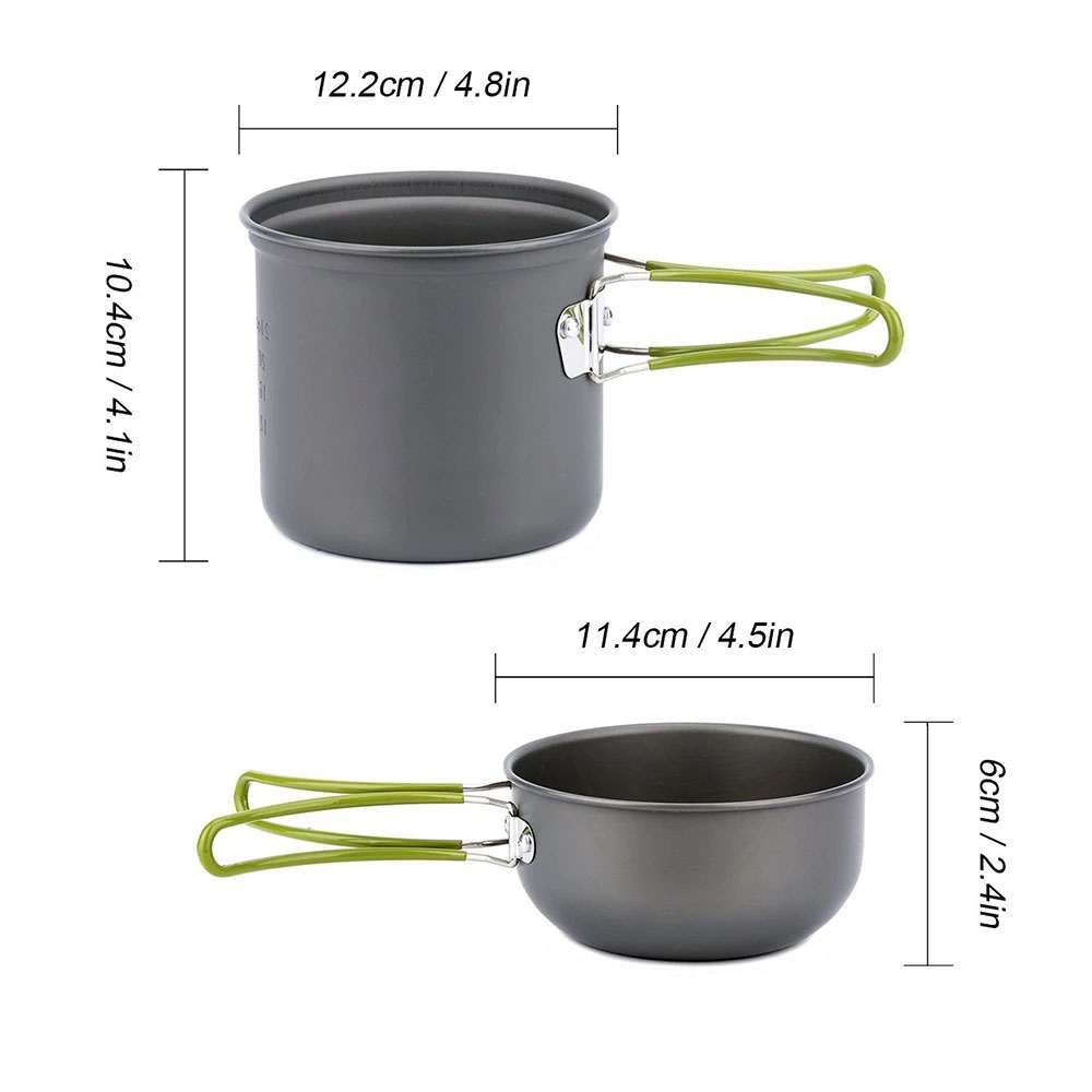 เครื่องครัวตั้งแคมป์ Mess Kit  - Camping Cooking Gear Set บทวิจารณ์และราคา