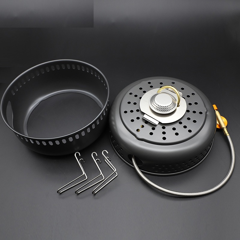 เตาแคมป์ปิ้งเตาแอลกอฮอล์หม้อทํ - Camping Cooking Wok บทวิจารณ์และราคา
