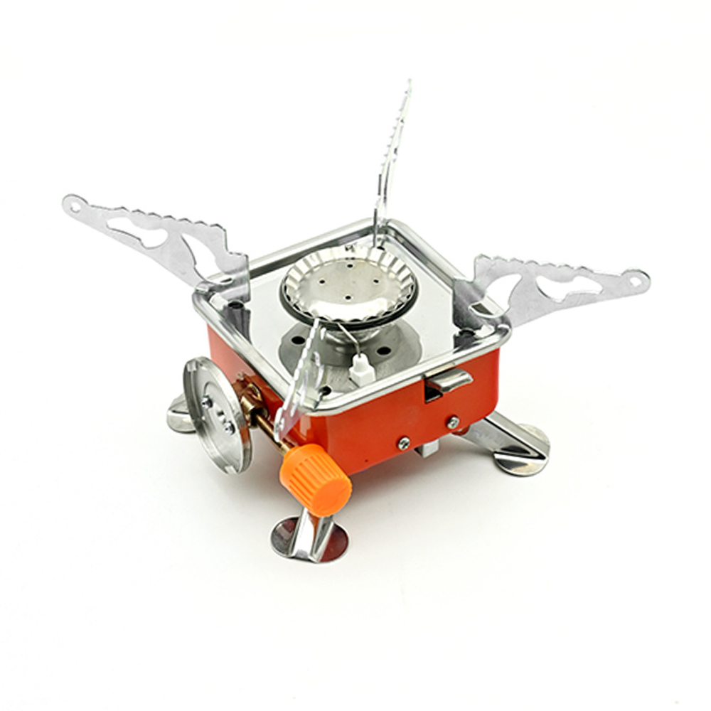 เตาแก๊สพกพาแบบพับได้ ป้องกันลม - Camping Cooking Heater บทวิจารณ์และราคา