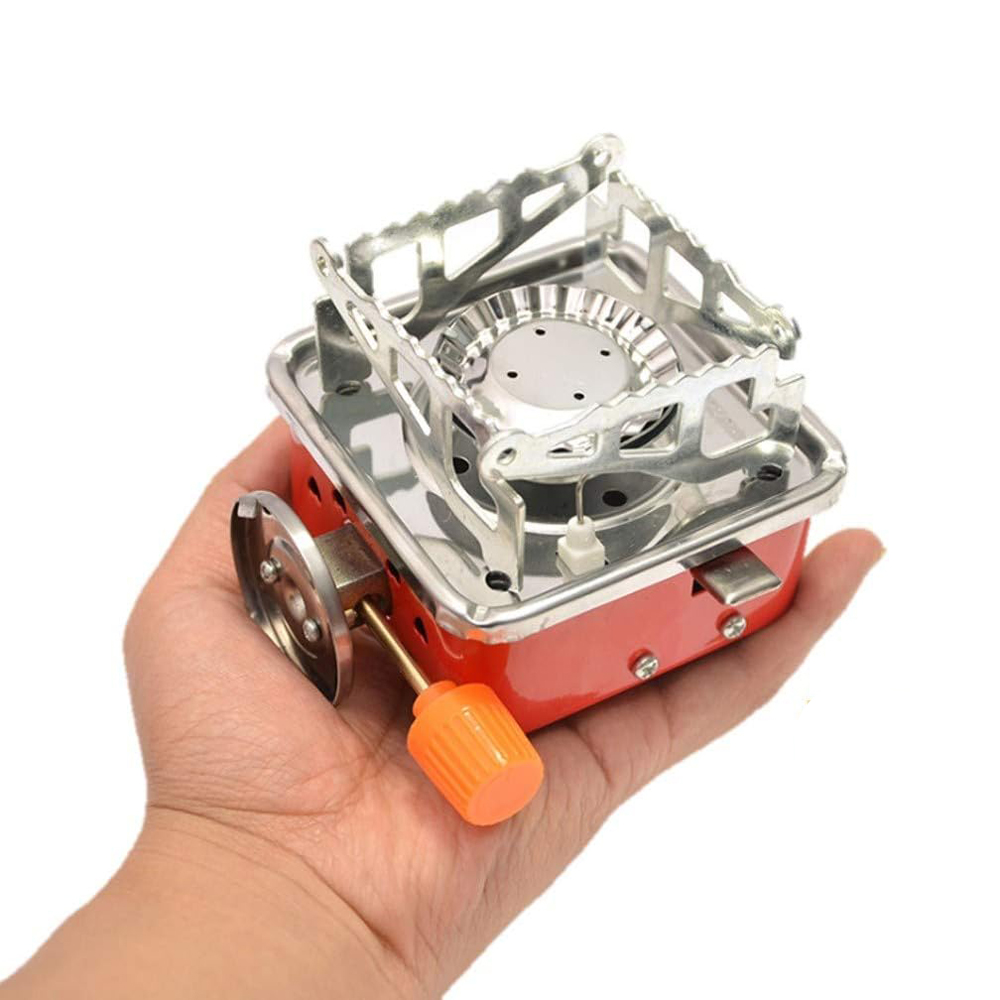 เตาแก๊สพกพาแบบพับได้ ป้องกันลม - Camping Cooking Heater บทวิจารณ์และราคา