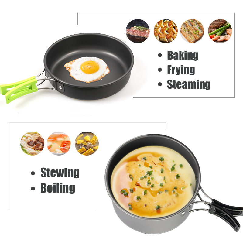 WESTTUNE ชุดเครื่องครัวตั้งแคม - Camping Cooking Wok บทวิจารณ์และราคา