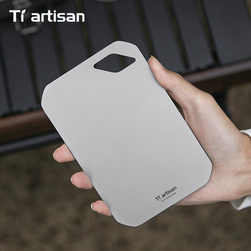 ที่ตัดอาหารไทเทเนียมแท้ Tiarti - Camping Cooking Food บทวิจารณ์และราคา