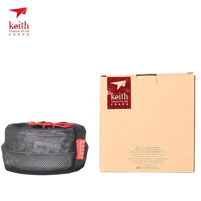 Keith 3PCS ไทเทเนียมเครื่องครั - Camping Cooking Wok บทวิจารณ์และราคา