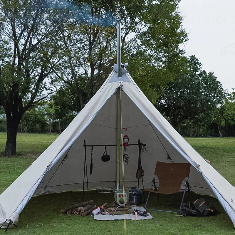 ฝาครอบปล่องเตาไม้สำหรับตั้งแคม - Camping Cooking Cover บทวิจารณ์และราคา