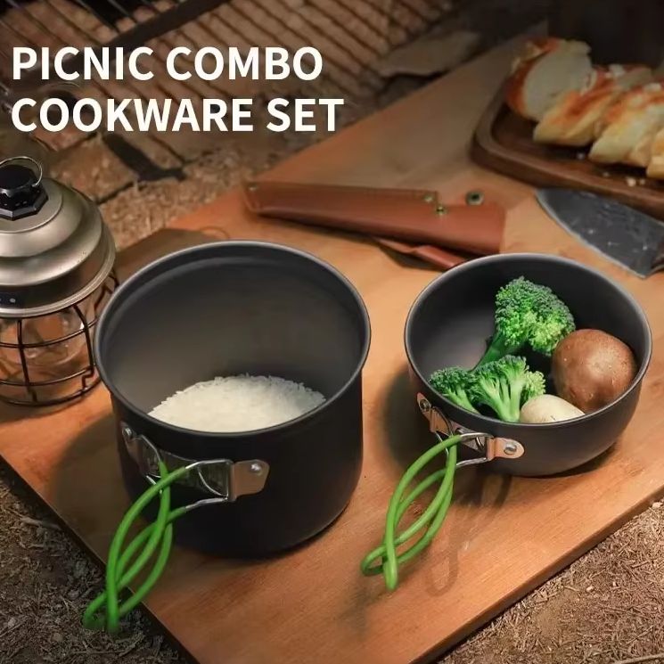 ชุดอุปกรณ์ทำอาหารสำหรับปิกนิกแ - Camping Cooking Gear Set บทวิจารณ์และราคา