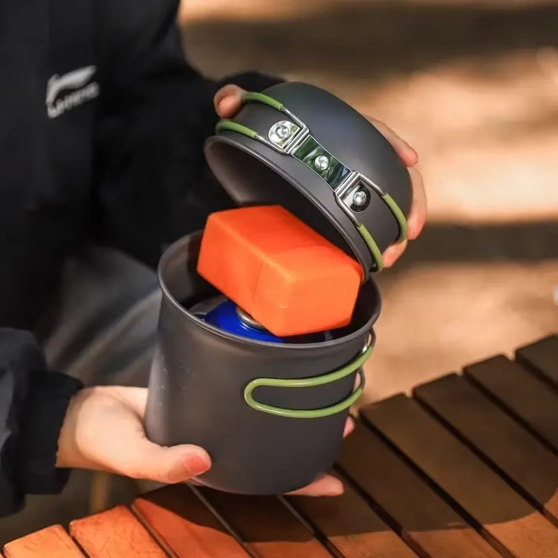 ชุดอุปกรณ์ทำอาหารสำหรับปิกนิกแ - Camping Cooking Gear Set บทวิจารณ์และราคา