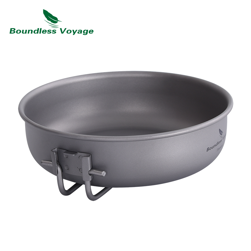 Boundless Voyage Ultra-Light ไ - Camping Cooking Wok บทวิจารณ์และราคา