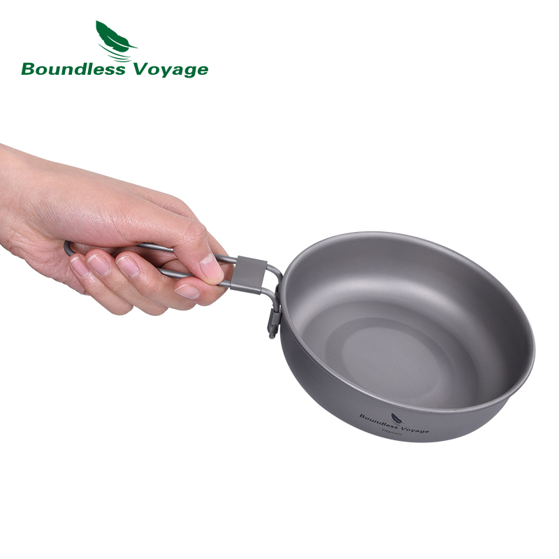 Boundless Voyage Ultra-Light ไ - Camping Cooking Wok บทวิจารณ์และราคา