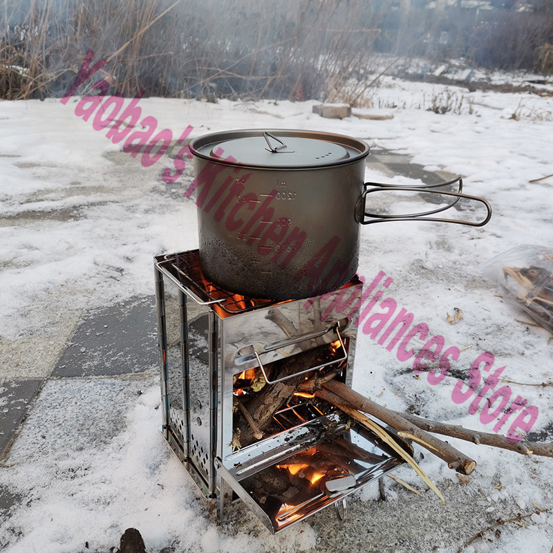 เตาไม้สำหรับตั้งแคมป์กลางแจ้ง  - Camping Cooking Wood Stove บทวิจารณ์และราคา