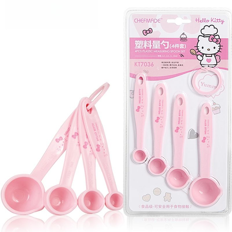 ชุดช้อนตวงลายเฮลโล คิตตี้ ช้อน - Camping Cooking Tool Set บทวิจารณ์และราคา