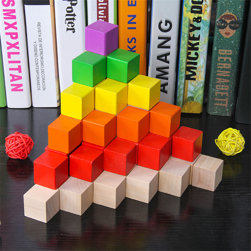 30 ชิ้น/ล็อต 2X2 ซม. ไม้หลากสี - Fire Starter Cube บทวิจารณ์และราคา