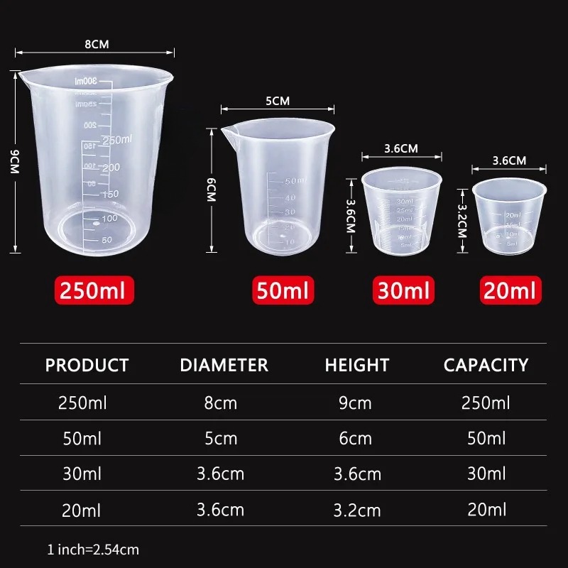 ชุดถ้วยตวงพลาสติก 6 ชิ้น - บีก - Camping Cooking Tool Set บทวิจารณ์และราคา