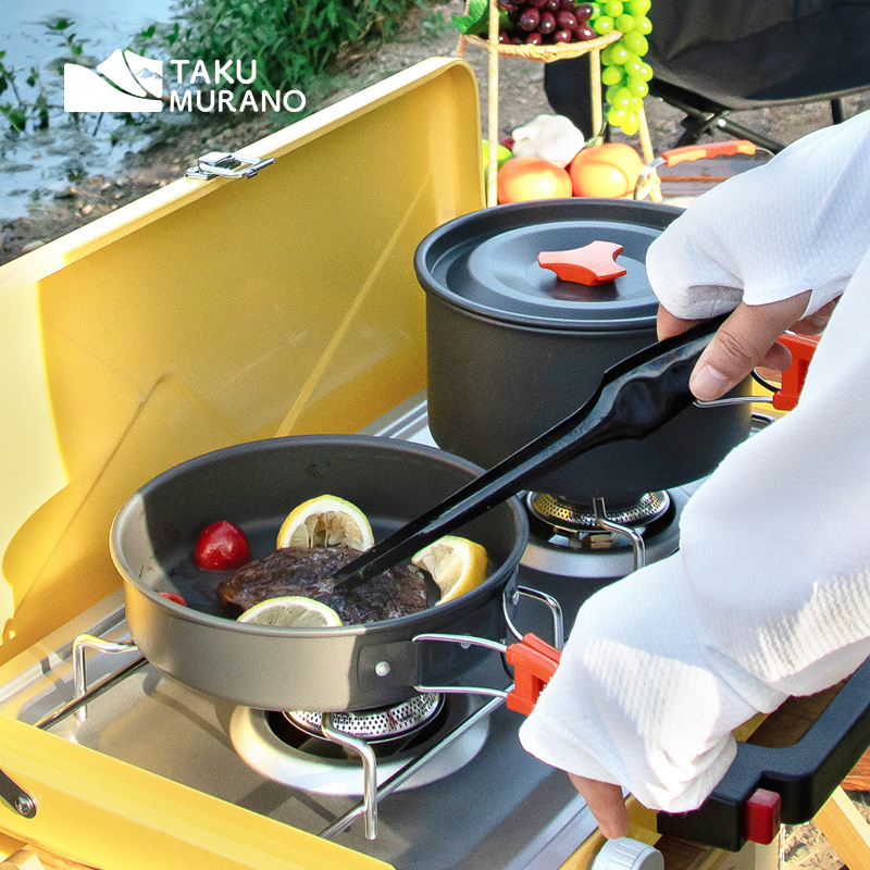 ชุดเครื่องครัวสำหรับตั้งแคมป์  - Camping Cooking Gear Set บทวิจารณ์และราคา