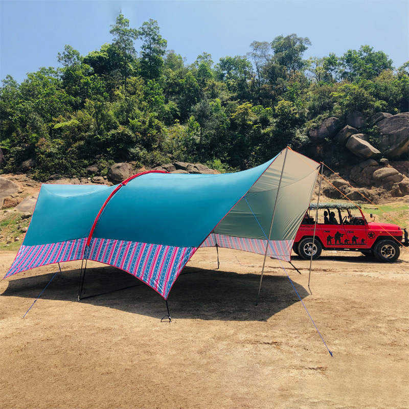 กันสาดขนาดใหญ่สำหรับหลายคน พร้ - Camping Cooking Awning บทวิจารณ์และราคา