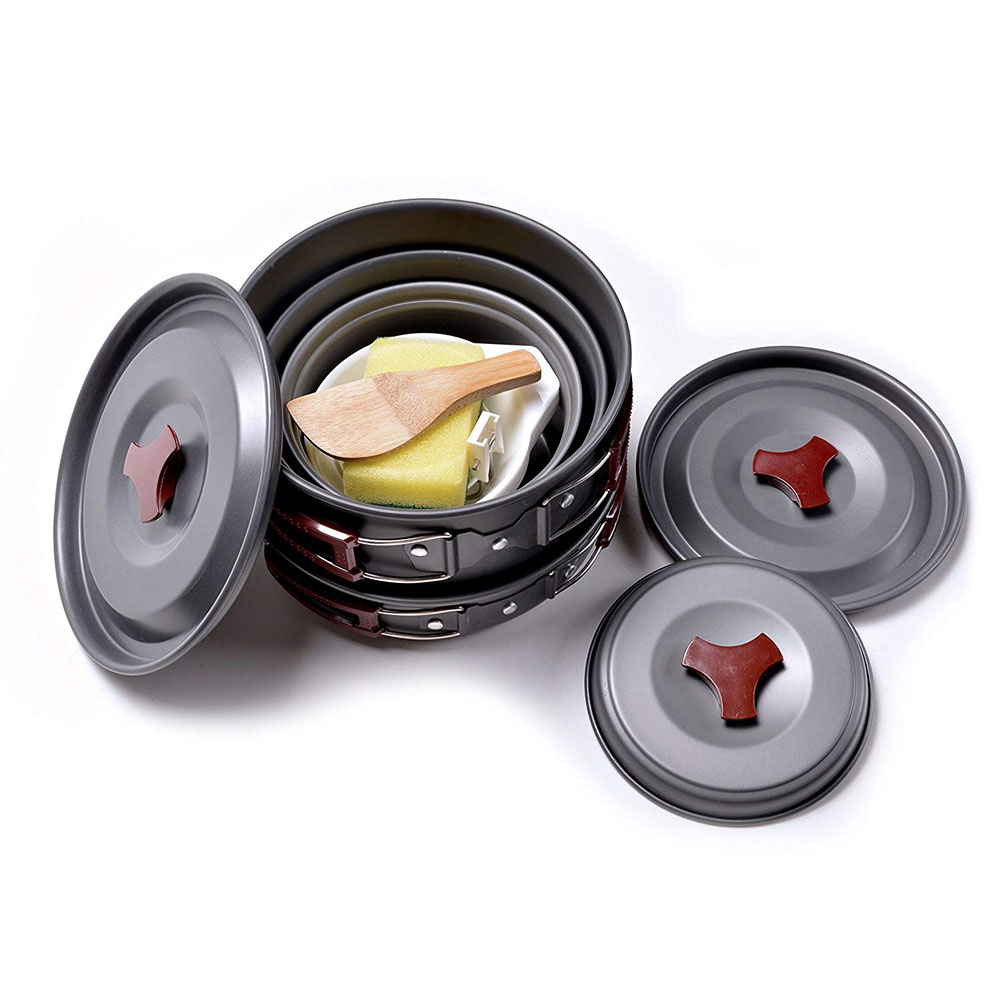 ชุดเครื่องครัวตั้งแคมป์กลางแจ้ - Camping Cooking Wok บทวิจารณ์และราคา