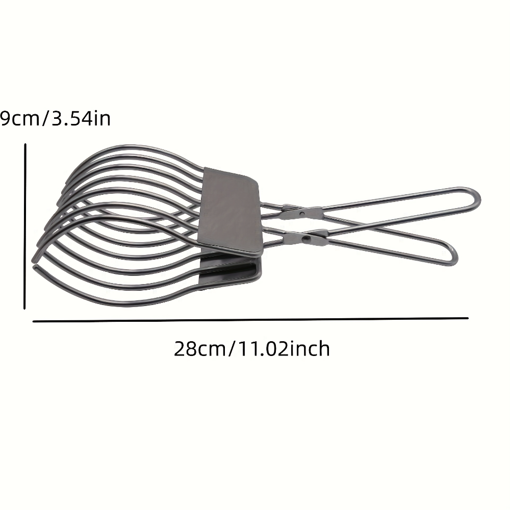 ที่คีบเนื้อสแตนเลส 1 ชิ้น สำหร - Camping Cooking Food บทวิจารณ์และราคา