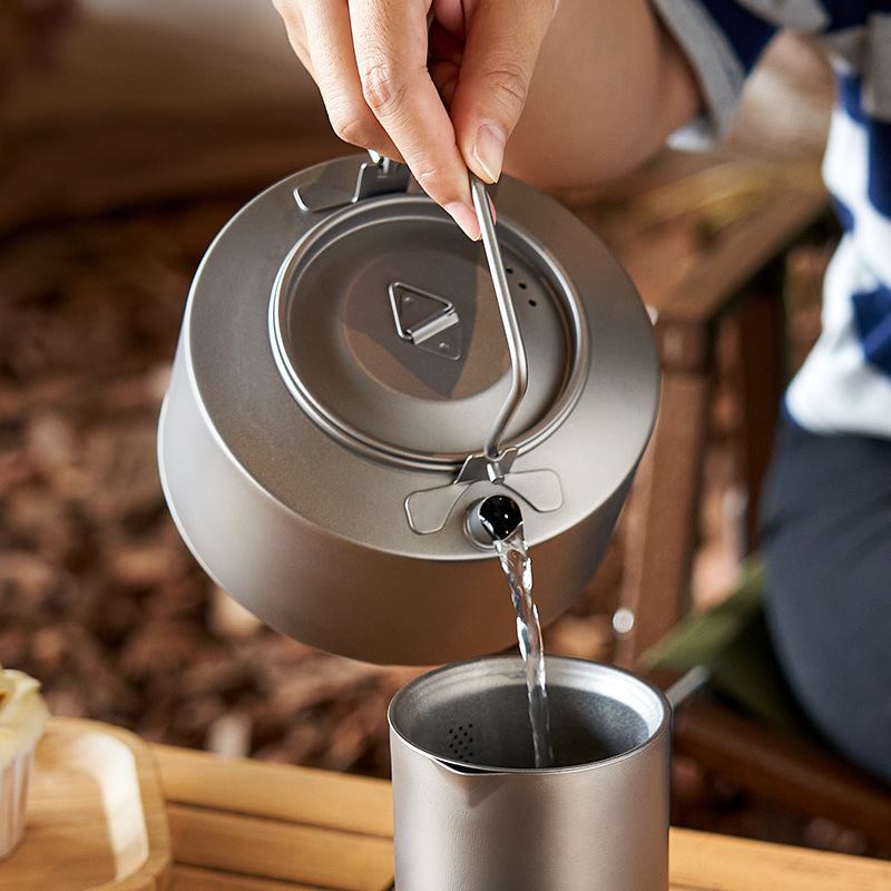 แคมป์ปิ้งกาต้มน้ําทําอาหารกาต้ - Camping Cooking Tool Set บทวิจารณ์และราคา