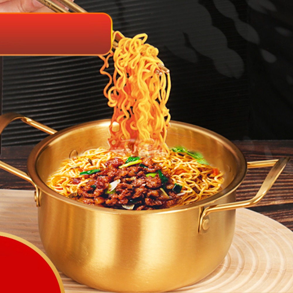 หม้อราเมนเกาหลีสแตนเลส ทำความส - Camping Cooking Noodles บทวิจารณ์และราคา